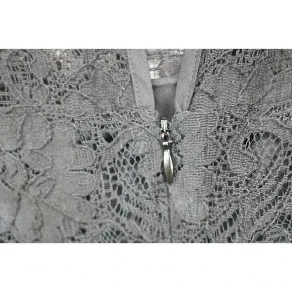 Banana Republic Black Lace Dress-Size 8-Lined-Back Zip - Picture 9 of 9